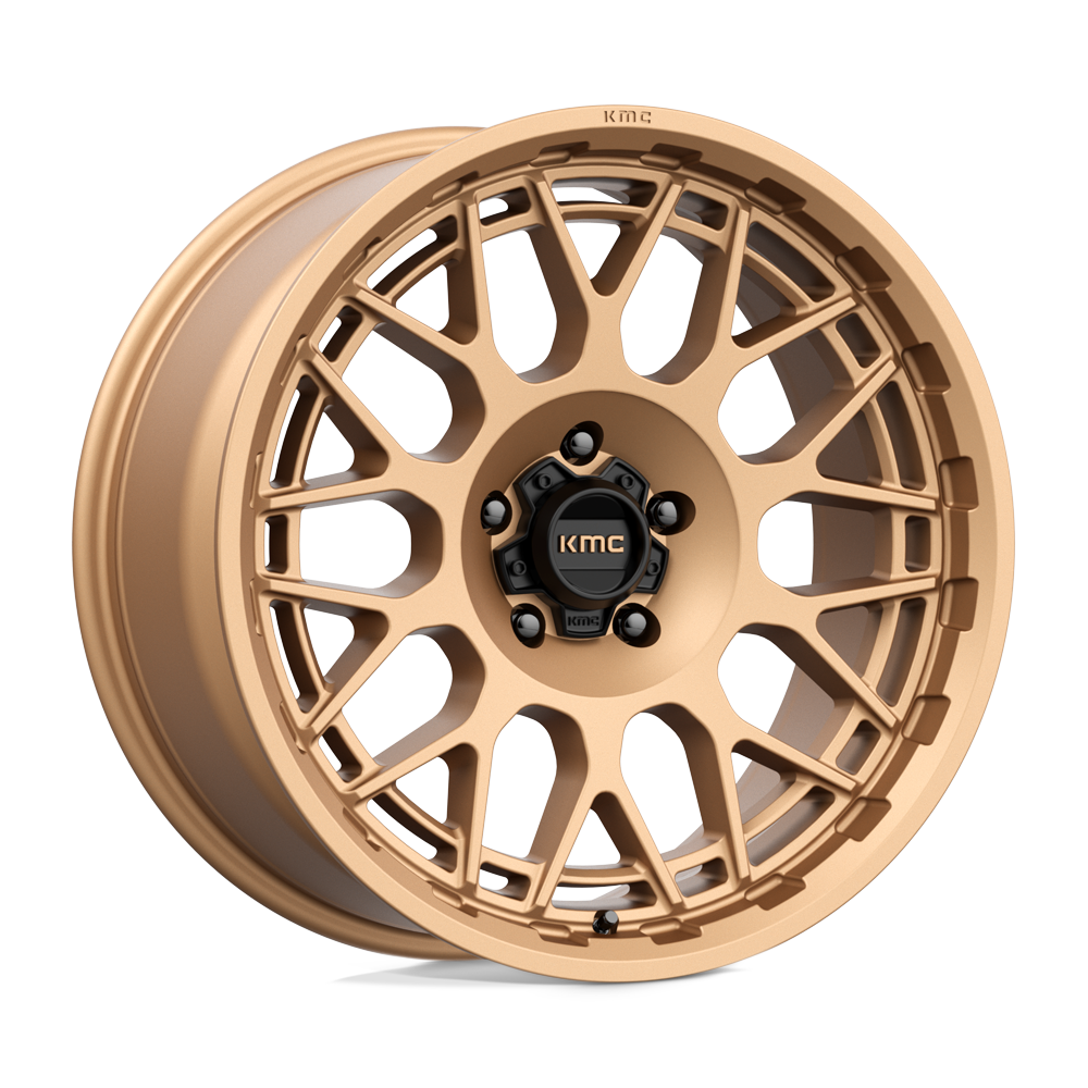 20x9 KMC Wheels KM722 TECHNIC 5x127 18 offset 71.5 hub BRONZE - KM72229050618