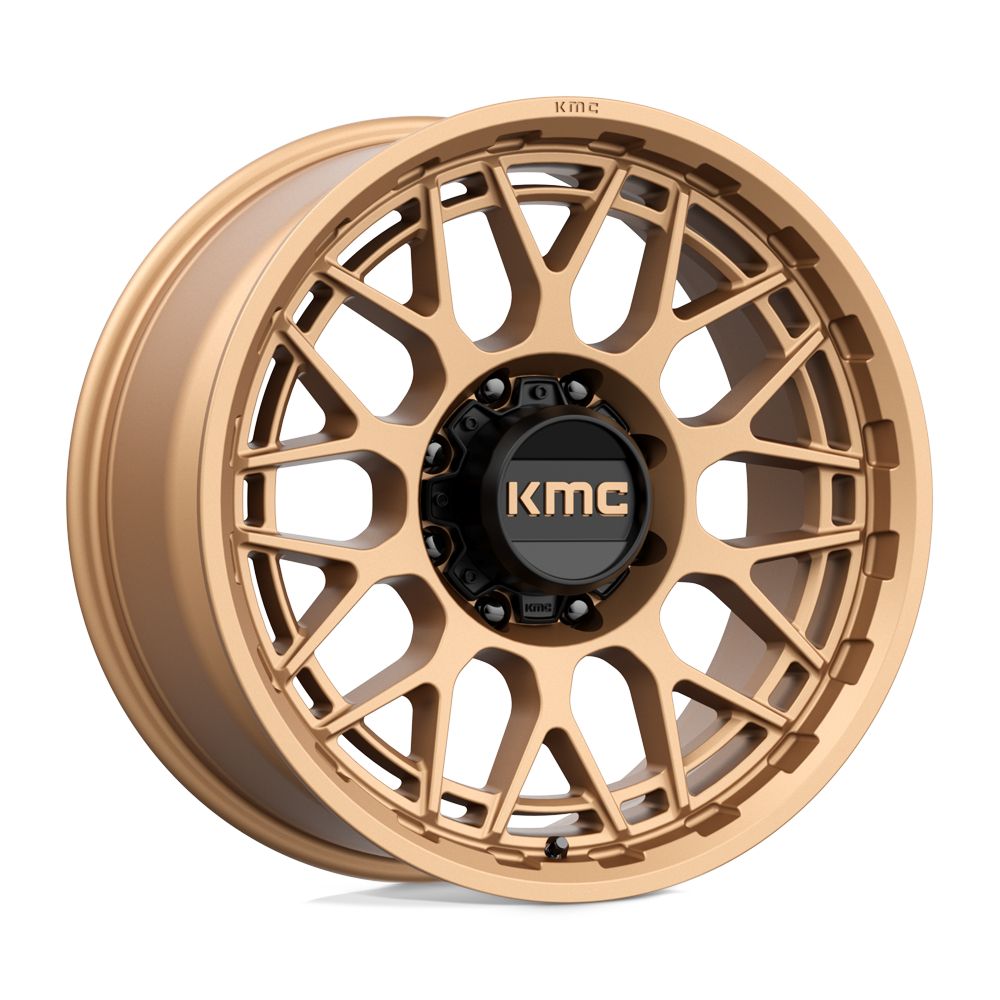 20x9 KMC Wheels KM722 TECHNIC 8x180 18 offset 124.2 hub BRONZE - KM72229088618