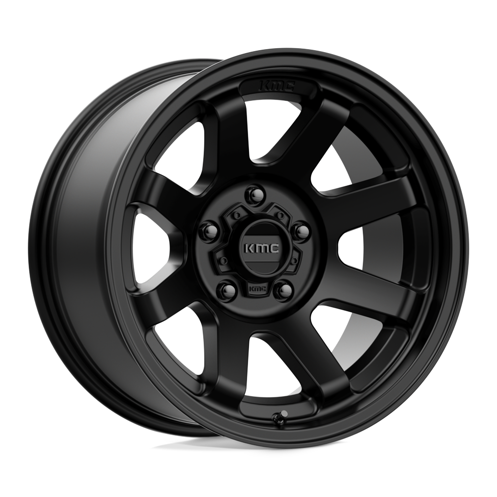 17x9 KMC Wheels KM723 TRAIL 5x127 -12 offset 71.5 hub BLACK - KM72379050712NUS