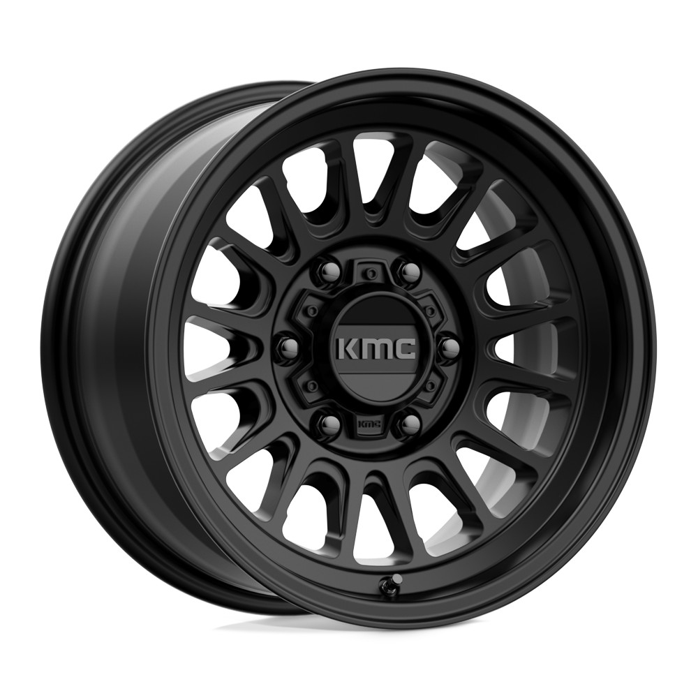 17x9 KMC Wheels KM724 IMPACT OL 6x139.7 -12 offset 106.1 hub BLACK - KM72479068712NUS