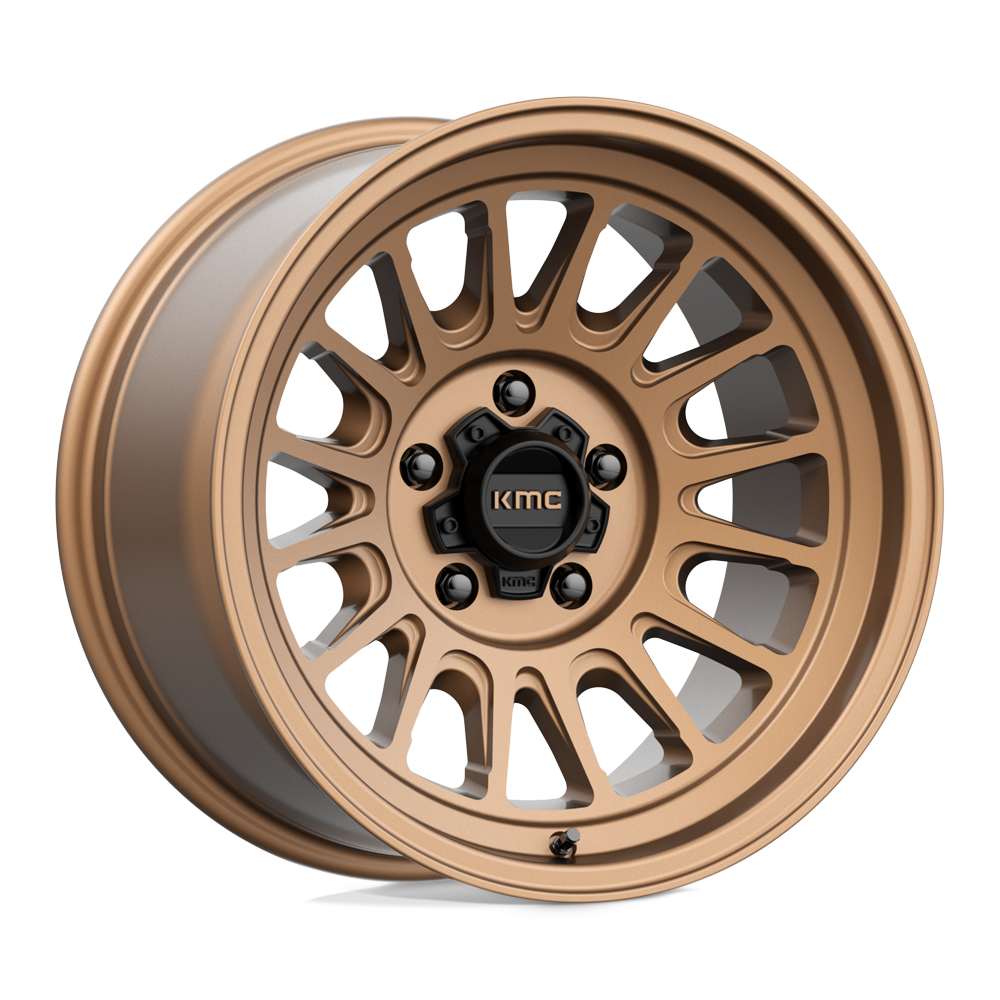 17x8.5 KMC Wheels KM724 IMPACT OL 5x127 0 offset 71.5 hub BRONZE - KM72478550600US