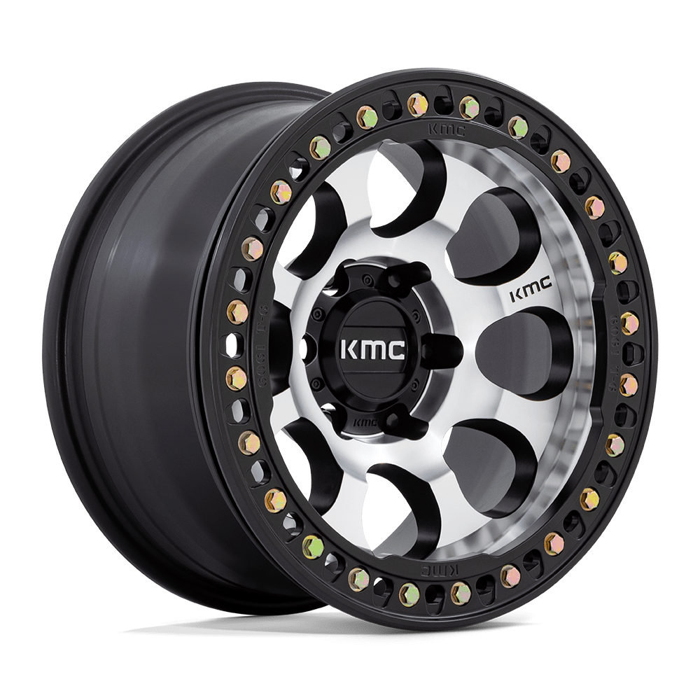 17x8.5 KMC Wheels KM237 RIOT BEADLOCK 6x139.7 0 offset 108 hub MACHINED - KM237DB17856000