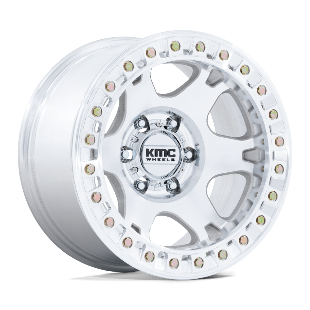 17x9 KMC Wheels KM238 VI BEADLOCK 8x165.1 -38 offset 125.1 hub MACHINED - KM238DX17908038N