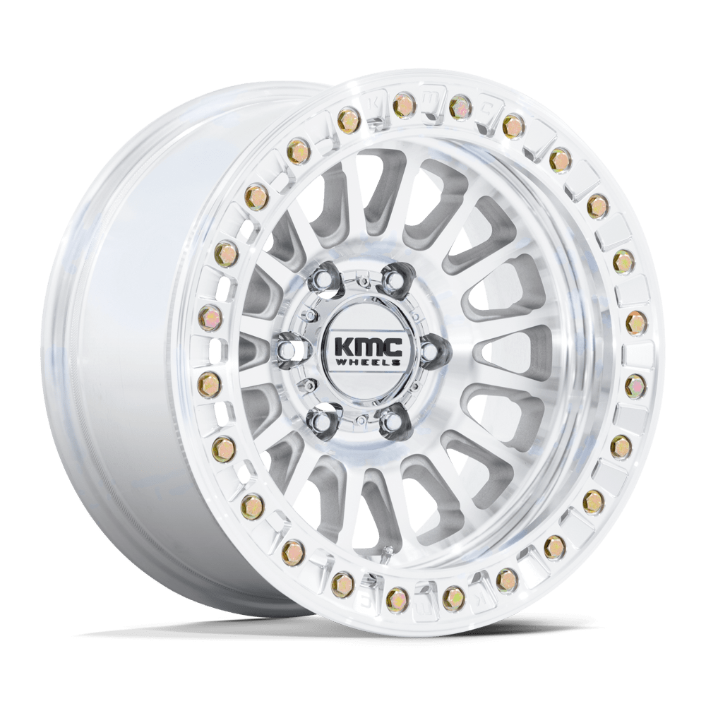 17x9 KMC Wheels KM239 IMPACT BEADLOCK 5x150 1 offset 110.1 hub MACHINED - KM239DX17905801
