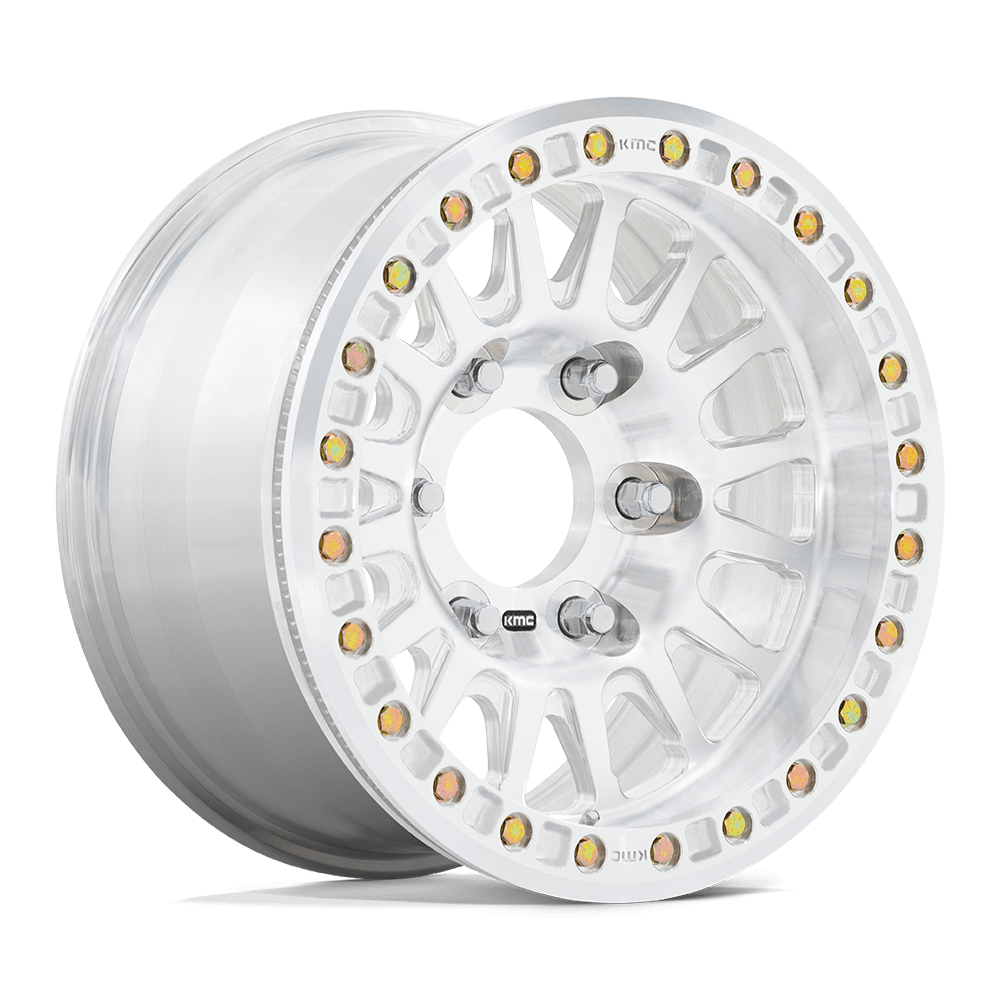 17x9 KMC Wheels KM445 IMPACT FORGED BEADLOCK 8x165.1 -12 offset 125.1 hub MACHINED - KM445DX17908012N