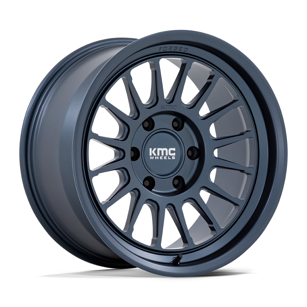 17x8.5 KMC Wheels KM447 IMPACT FORGED MONOBLOCK 6x139.7 -10 offset 106.1 hub BLUE - KM447LX17856810N