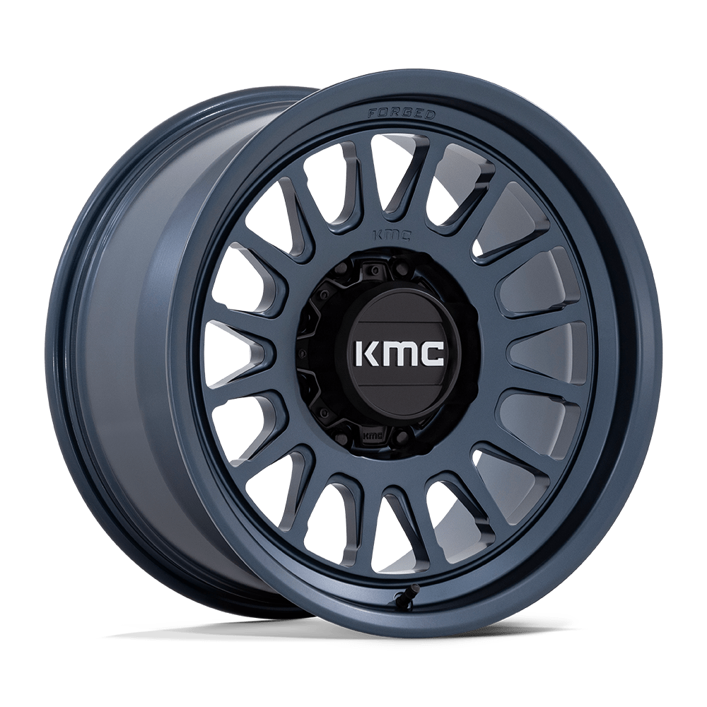 18x9 KMC Wheels KM452 IMPACT FORGED MONOBLOCK 8x170 -12 offset 125.1 hub BLUE - KM452LX18908712N