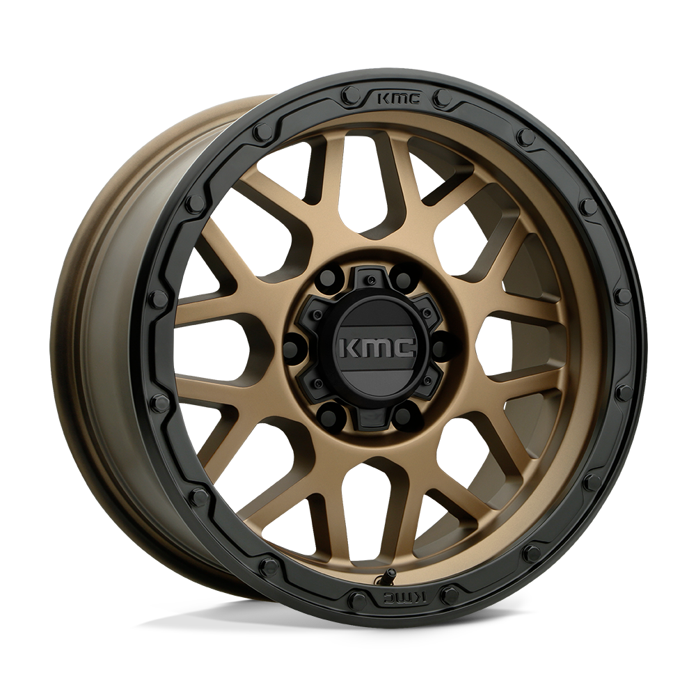 17x9 KMC Wheels KM535 GRENADE OFF-ROAD 6x139.7 -12 offset 106.1 hub BRONZE - KM53579068612N