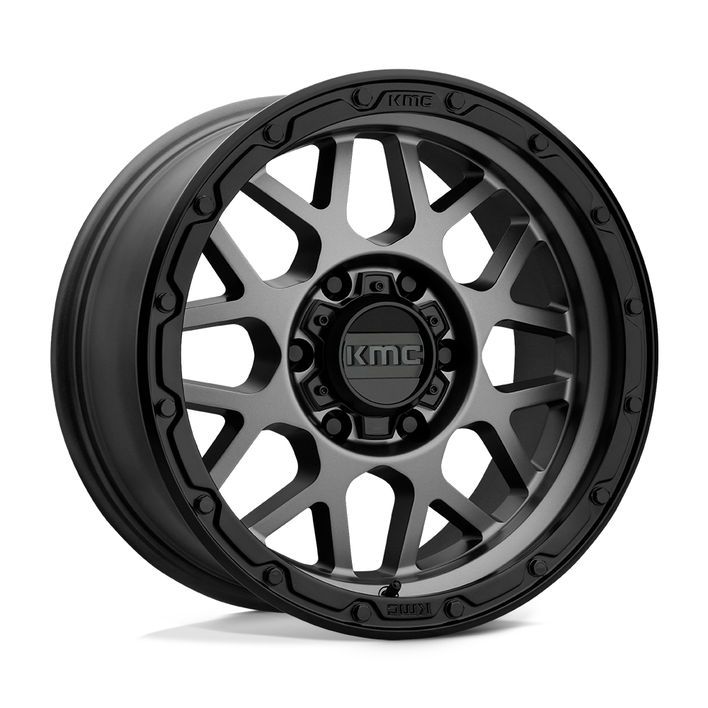 17x8.5 KMC Wheels KM535 GRENADE OFF-ROAD 6x139.7 0 offset 106.1 hub GRAY - KM53578568400