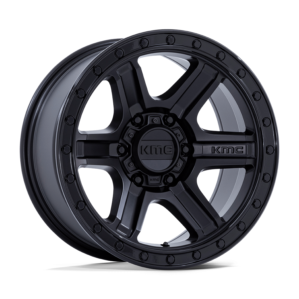 18x9 KMC Wheels KM551 OUTRUN 5x127 18 offset 71.5 hub BLACK - KM551MB18905018