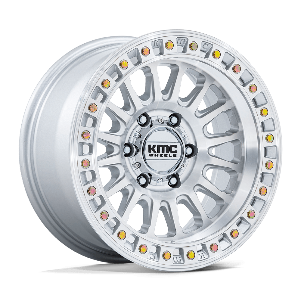 18x9 KMC Wheels KM552 IMS 6x139.7 18 offset 106.1 hub SILVER - KM552SD18906818