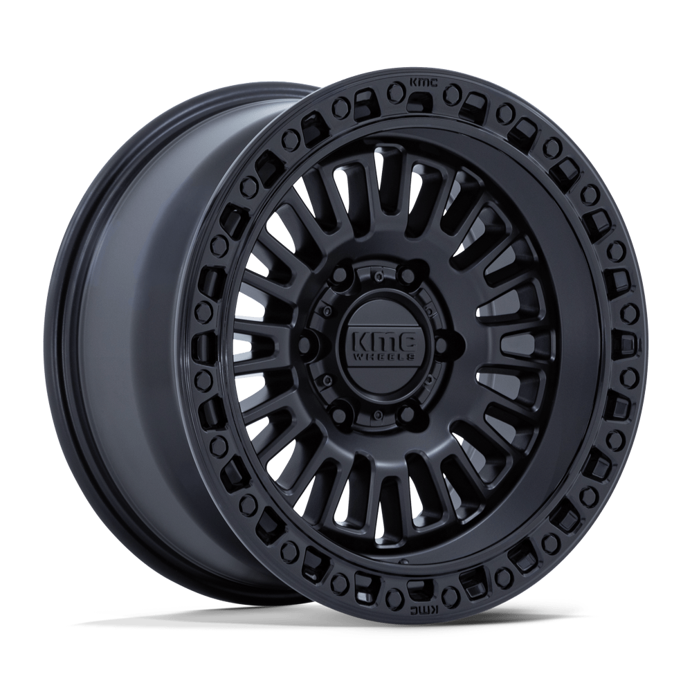 17x8.5 KMC Wheels KM554 AZTEC 6x139.7 0 offset 106.1 hub BLACK - KM554MB17856800