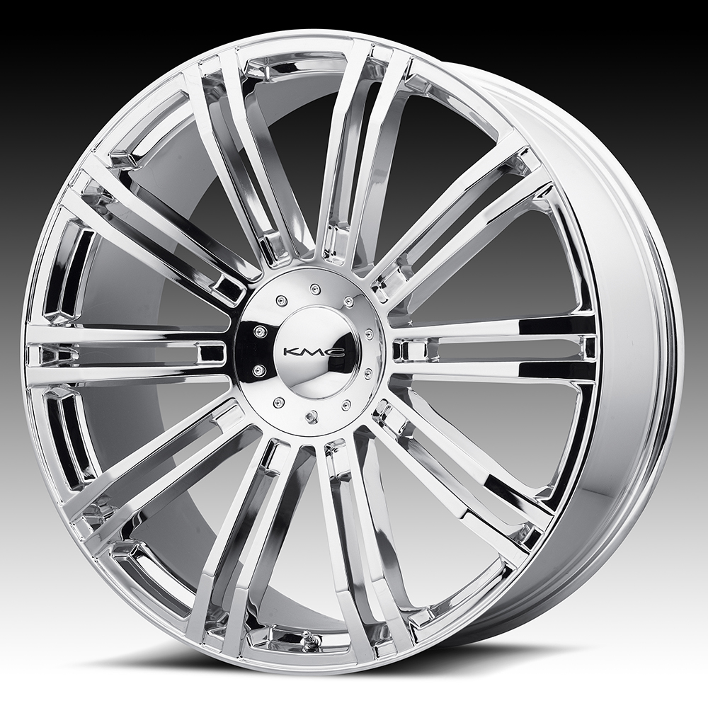 26x9.5 KMC Wheels KM677 D2 6x135/6x139.7 35 offset 100.3 hub CHROME - KM67726966235
