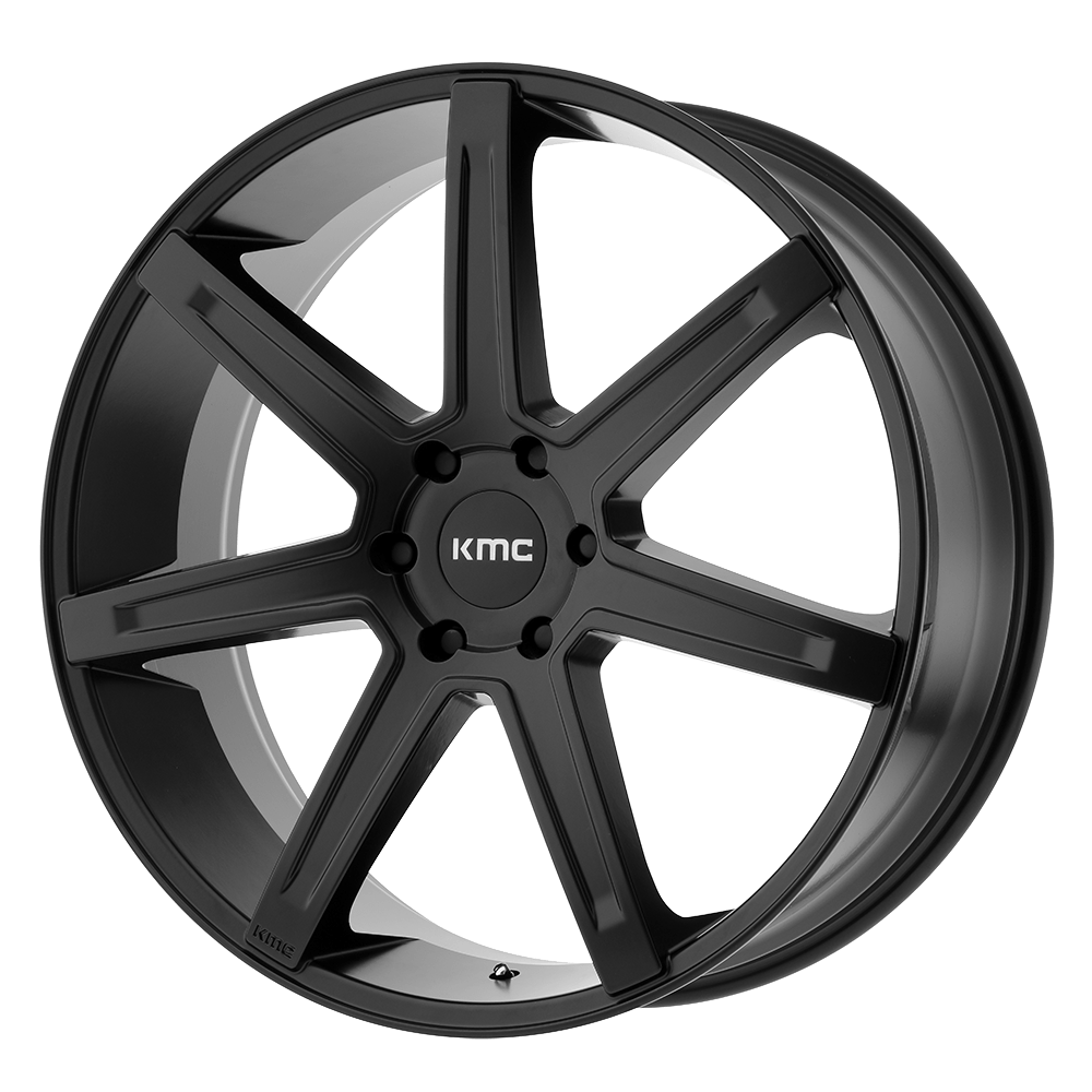 24x9.5 KMC Wheels KM700 REVERT 5x139.7 15 offset 78.1 hub BLACK - KM70024985715