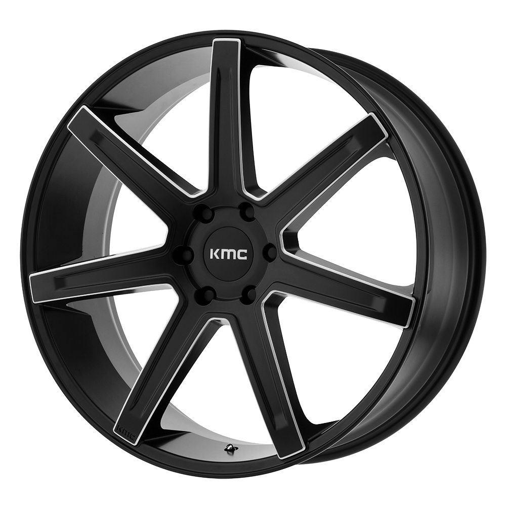 20x9 KMC Wheels KM700 REVERT 6x139.7 15 offset 106.1 hub BLACK - KM70029068915