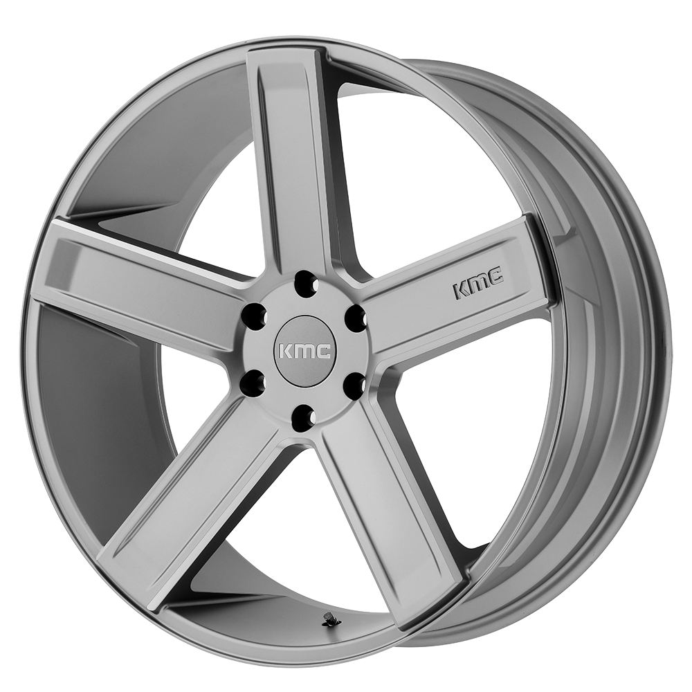 20x8.5 KMC Wheels KM702 DUECE 6x120 15 offset 66.9 hub GRAY - KM70228577415