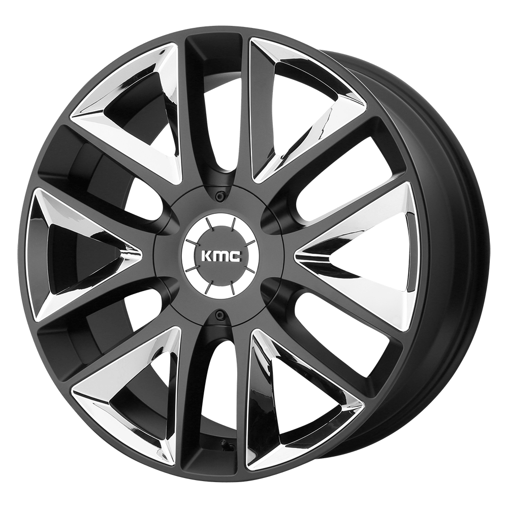 20x8.5 KMC Wheels KM710 TAKEDOWN 6x132 38 offset 74.5 hub BLACK - KM71028572738