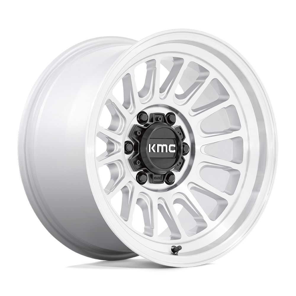 17x8.5 KMC Wheels KM724 IMPACT OL 5x127 0 offset 71.5 hub SILVER - KM72478550500US