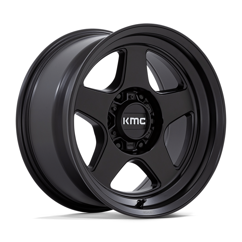 17x8.5 KMC Wheels KM728 LOBO 6x135 -10 offset 87.1 hub BLACK - KM728MX17856310N