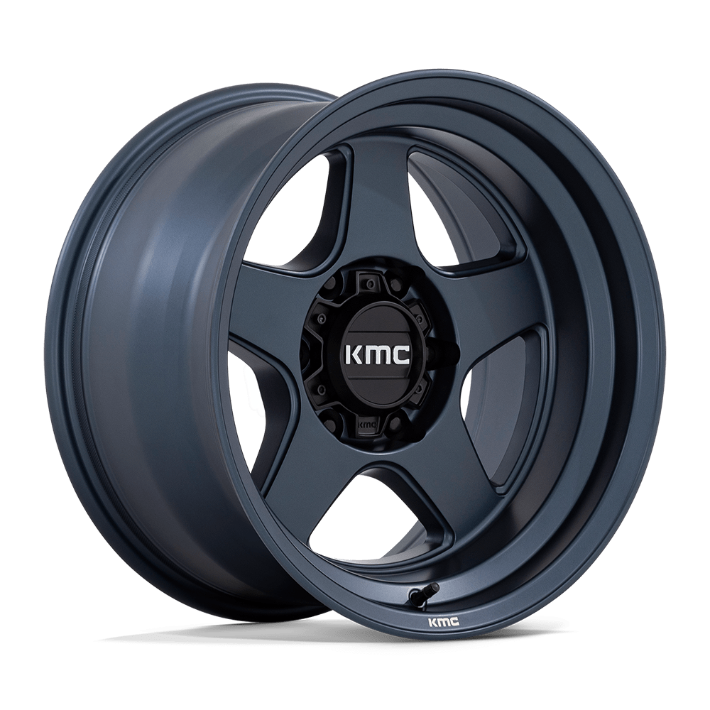 17x8.5 KMC Wheels KM728 LOBO 5x127 -10 offset 71.5 hub BLUE - KM728LX17855010N