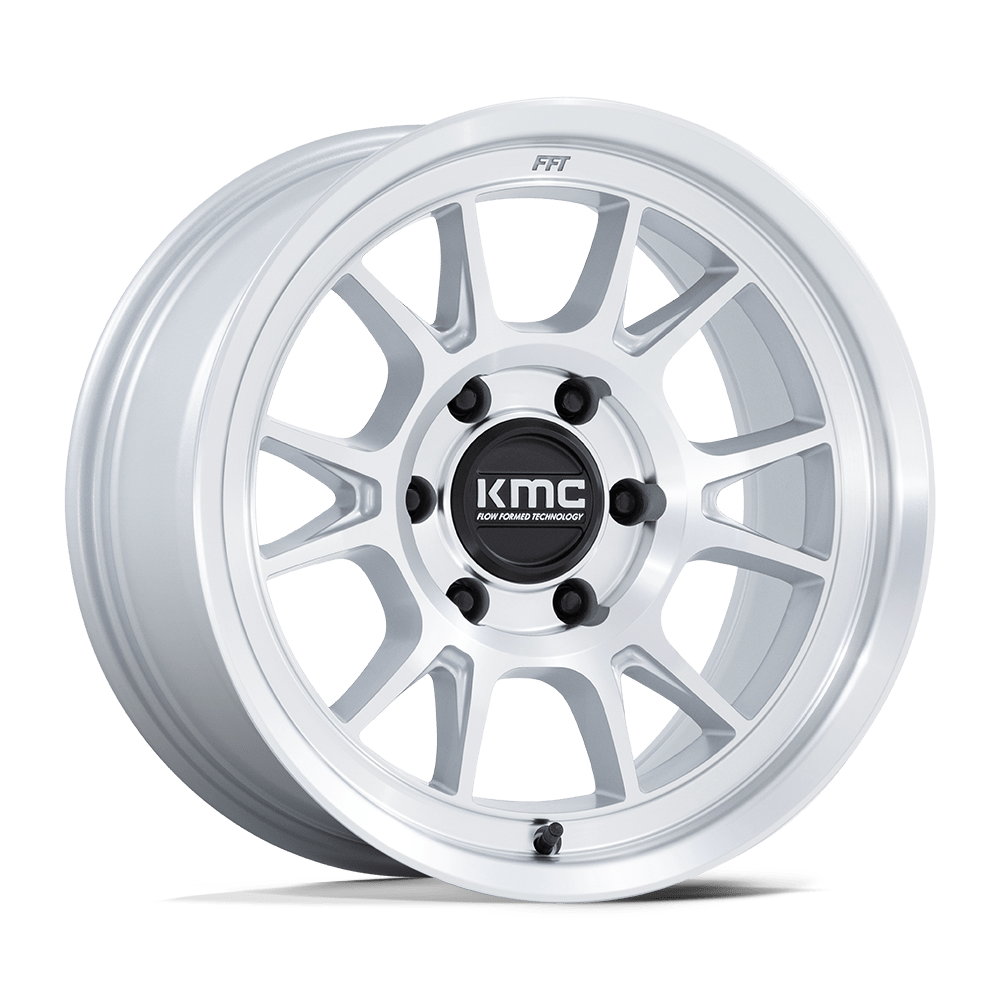 17x8.5 KMC Wheels KM729 RANGE 6x120 0 offset 66.9 hub SILVER - KM729DX17857700