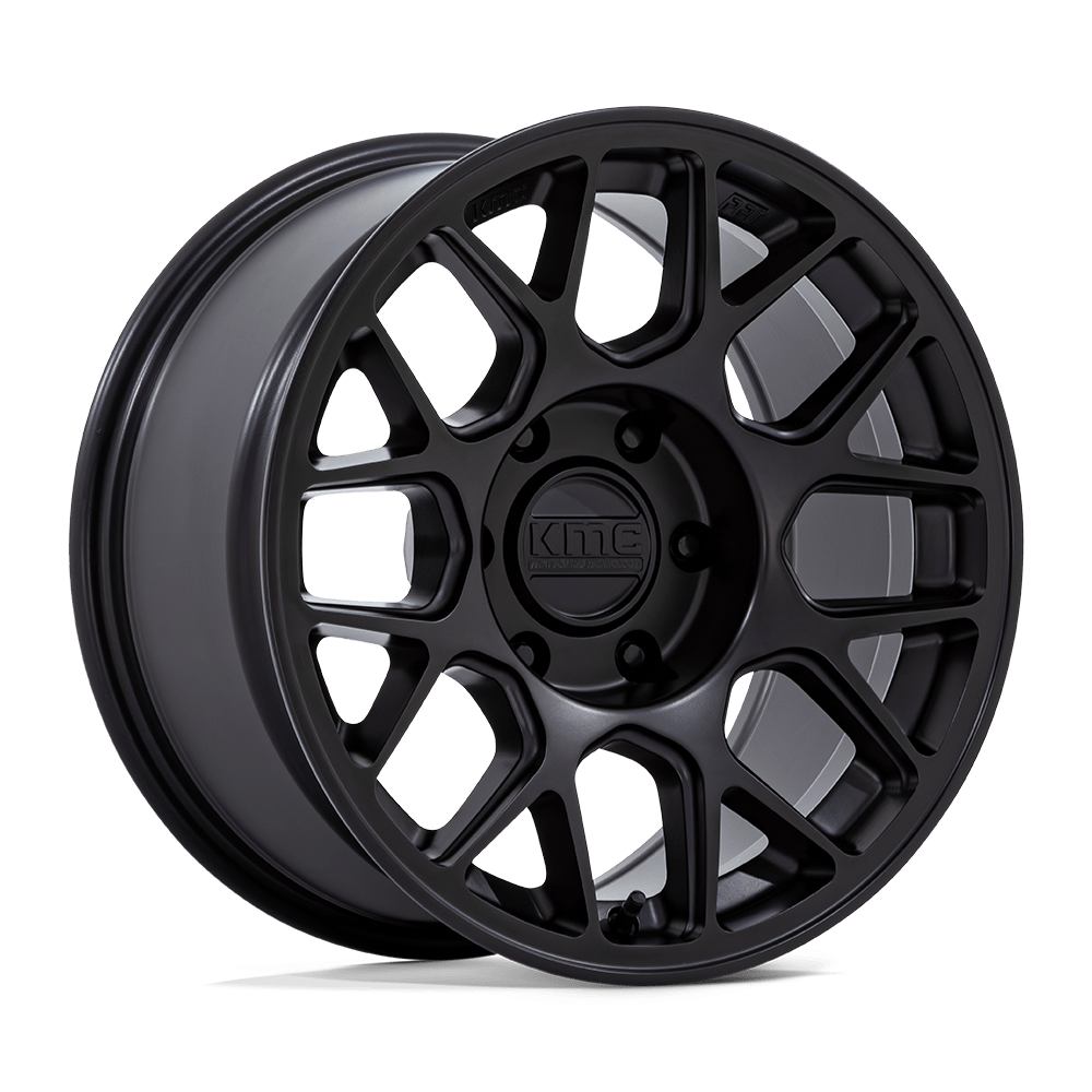 17x8.5 KMC Wheels KM730 HATCHET 6x114.3 -10 offset 66.06 hub BLACK - KM730MX17856410N