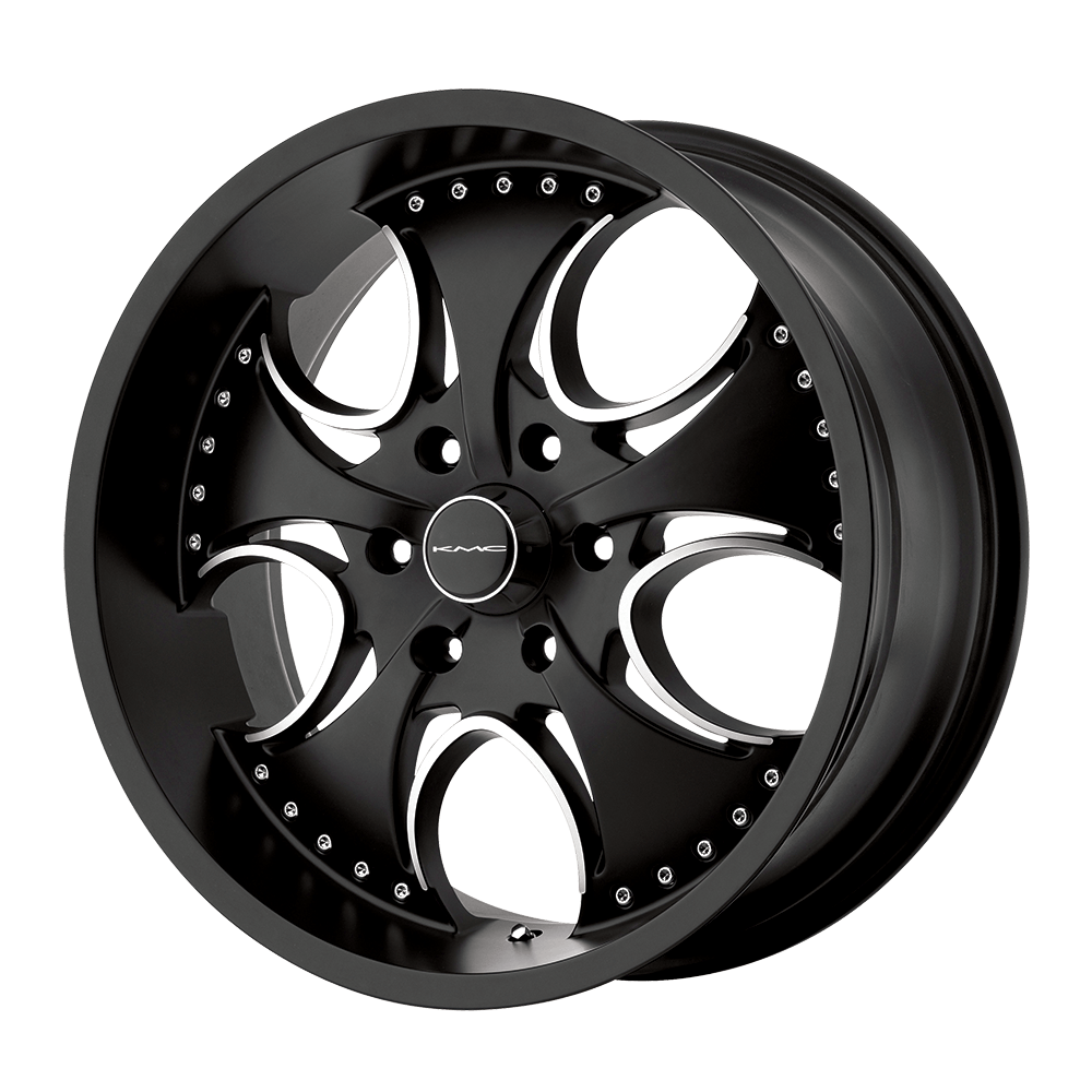 24x9.5 KMC Wheels KM755 VENOM 5x120.65 12 offset 72.56 hub BLACK - KM75524934712