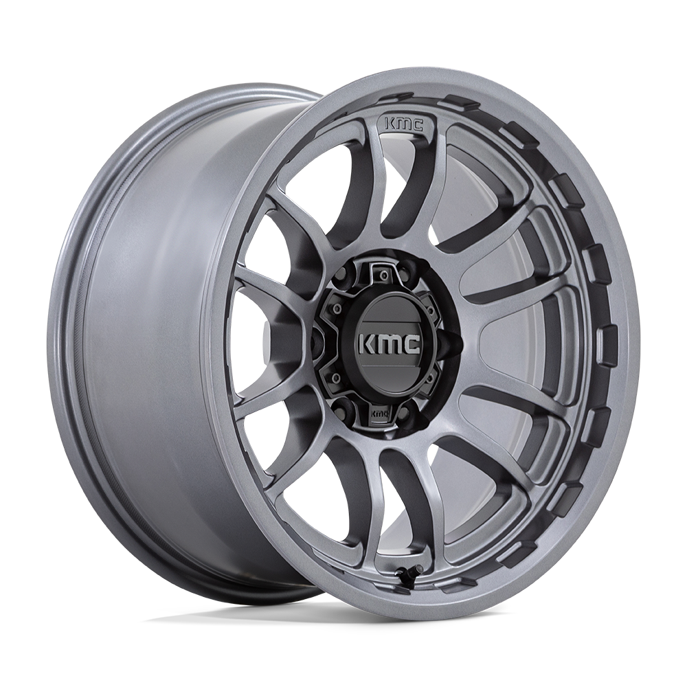 20x9 KMC Wheels KM727 WRATH 6x139.7 0 offset 106.1 hub GRAY - KM727AX20906800