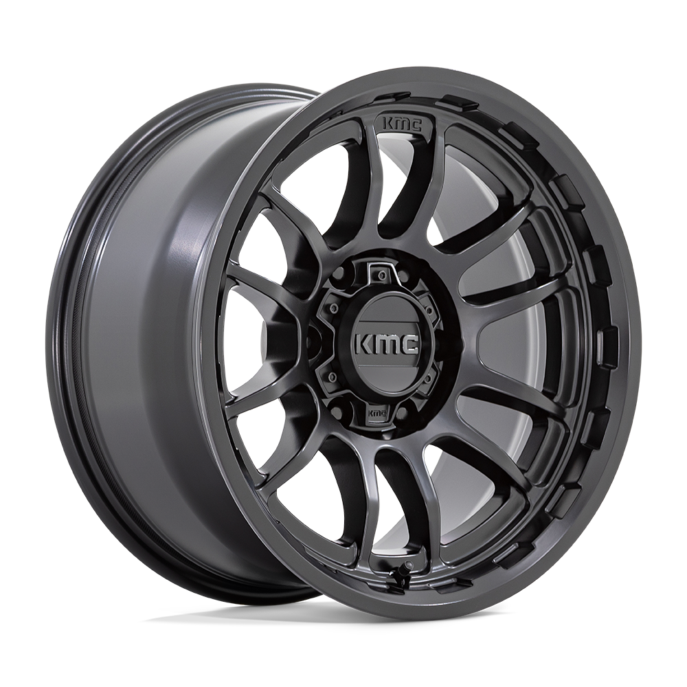 17x8.5 KMC Wheels KM727 WRATH 6x139.7 -10 offset 106.1 hub BLACK - KM727MX17856810NE