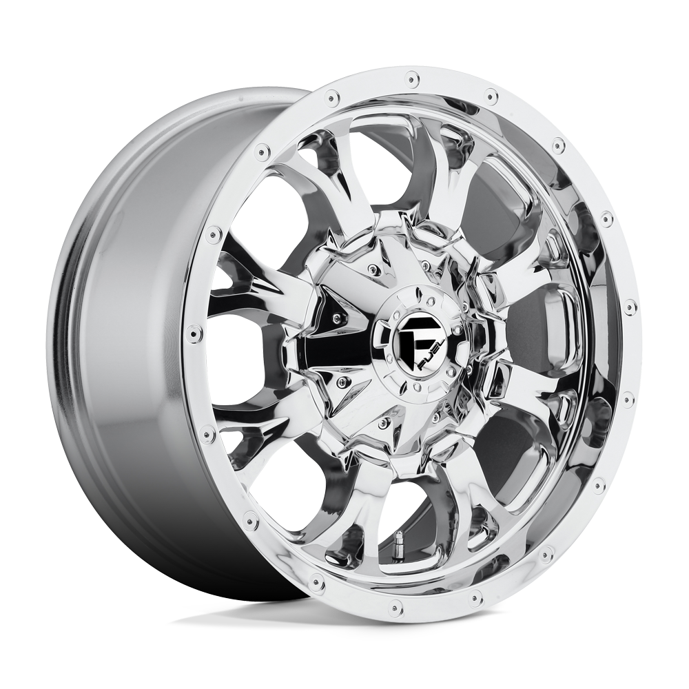 17x9 Fuel Offroad Wheels D516 KRANK 8x165.1 -12 offset 125.2 hub CHROME - D51617908245