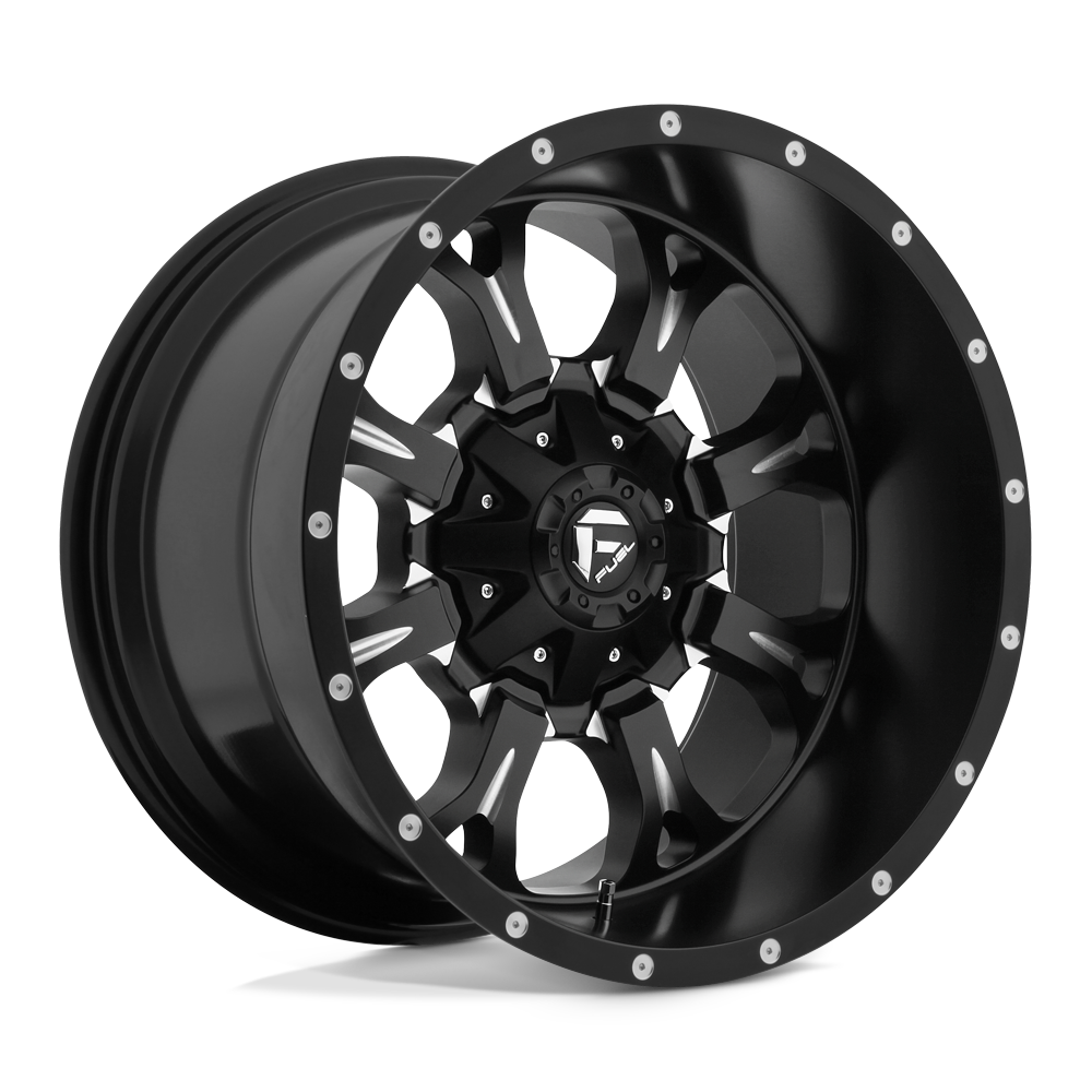 20x12 Fuel Offroad Wheels D517 KRANK 6x135/6x139.7 -44 offset 106.1 hub BLACK - D51720209847