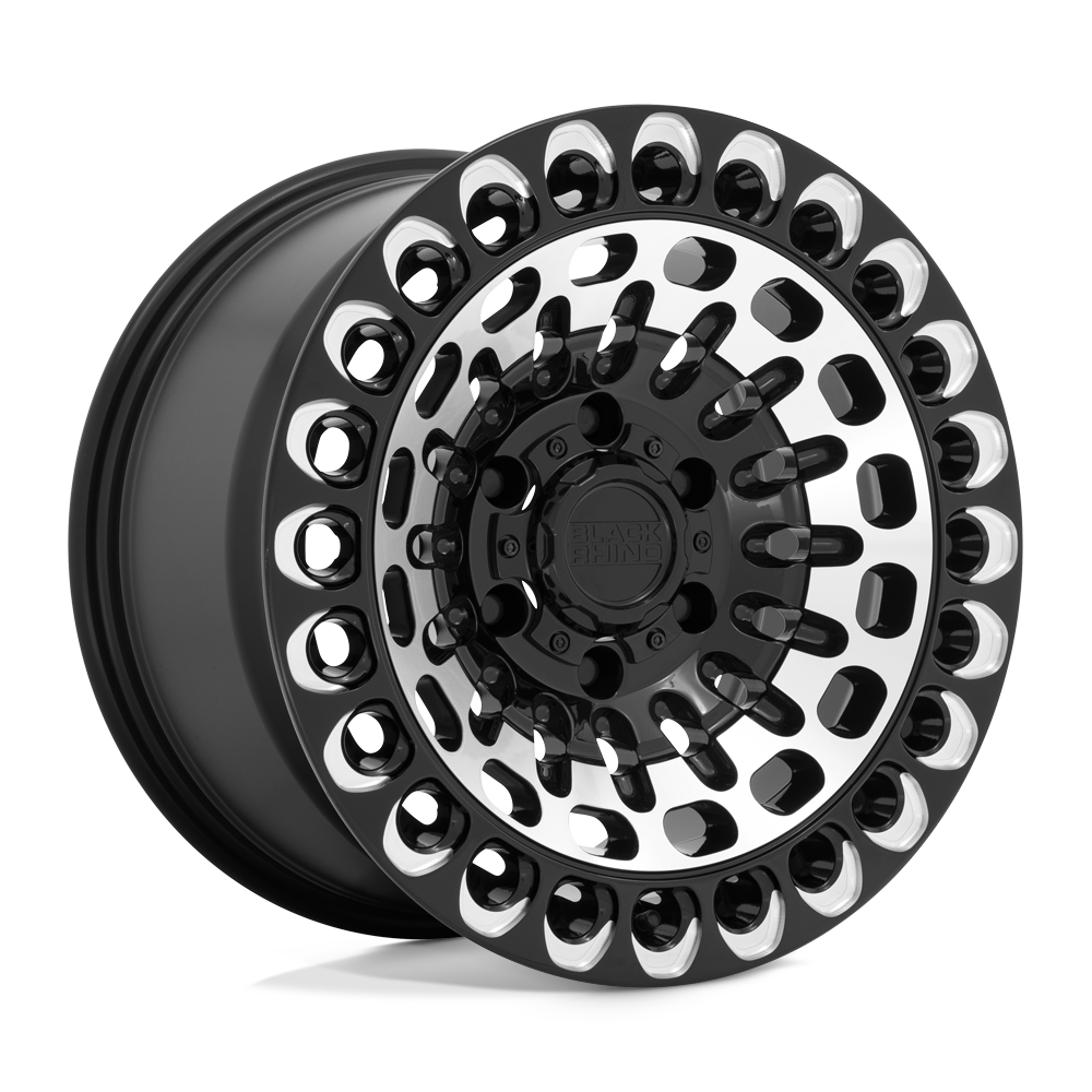 17x9.5 Black Rhino Hard Alloys LABYRINTH 5x127 -18 offset 71.5 hub BLACK - 1795LBY-85127B71