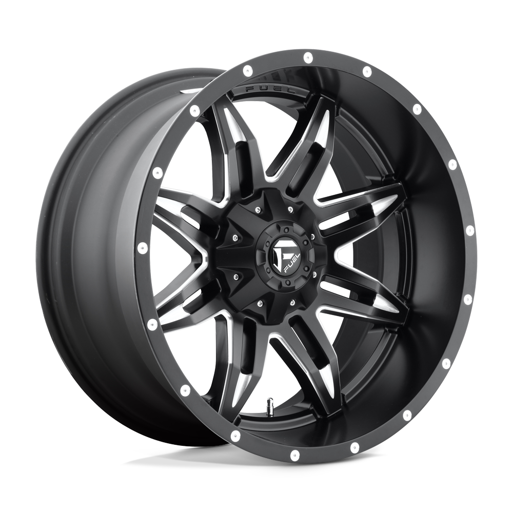 17x9 Fuel Offroad Wheels D567 LETHAL 5x127/5x139.7 -12 offset 87.1 hub BLACK - D56717905745