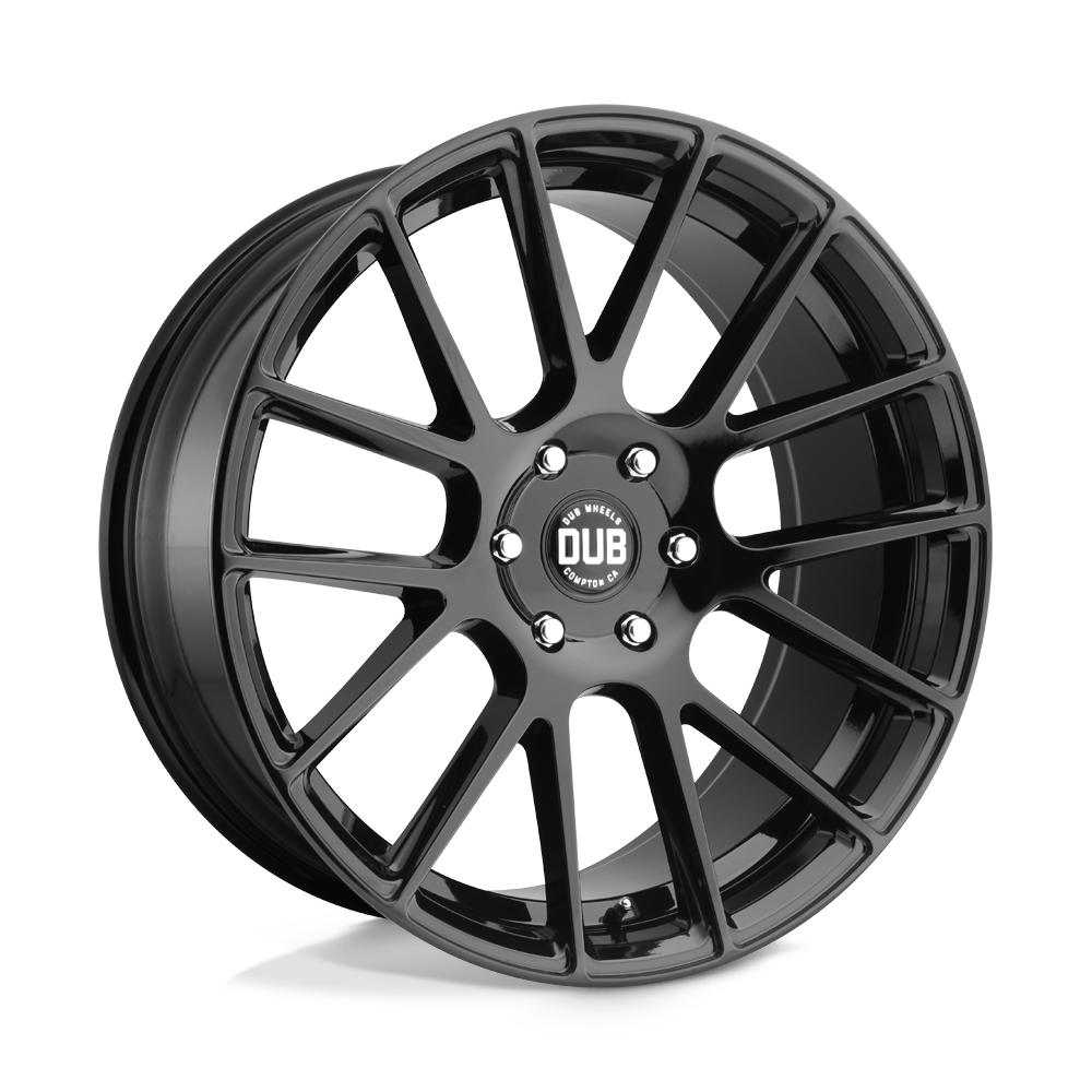 22x9.5 DUB Wheels S205 LUXE 6x135 30 offset 87.1 hub BLACK - S205229589+30