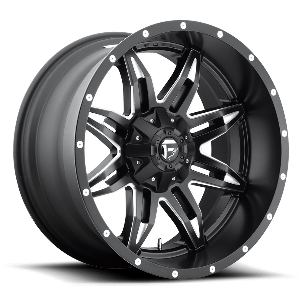 20x12 Fuel Offroad Wheels D567 LETHAL 5x114.3/5x127 -44 offset 78.1 hub BLACK - D56720202647