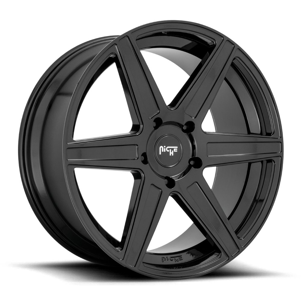 24x10 Niche Wheels M237 CARINA 6x139.7 30 offset 106.1 hub BLACK - M237240084+30