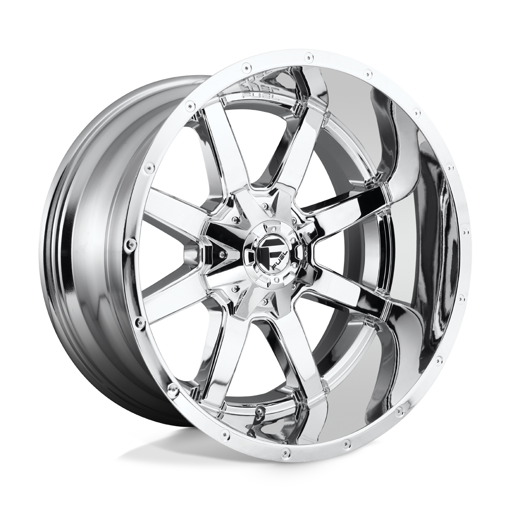 20x10 Fuel Offroad Wheels D536 MAVERICK 5x114.3/5x127 -18 offset 78.1 hub CHROME - D53620002647