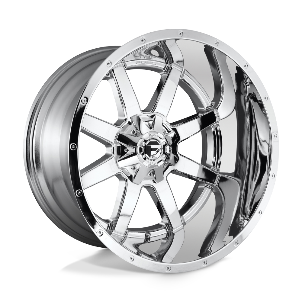 24x14 Fuel Offroad Wheels D536 MAVERICK 6x135/6x139.7 -75 offset 106.1 hub CHROME - D53624409845