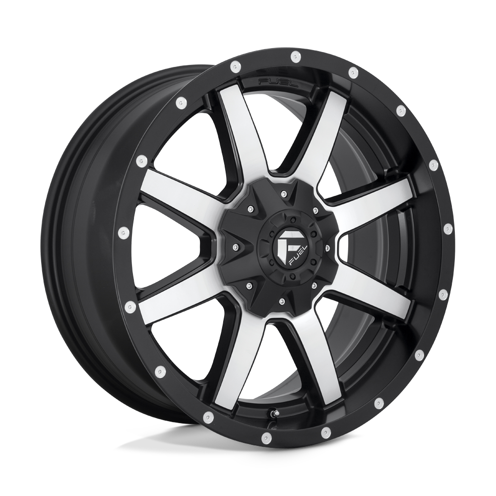 18x9 Fuel Offroad Wheels D537 MAVERICK 5x114.3/5x127 20 offset 78.1 hub BLACK - D53718902657