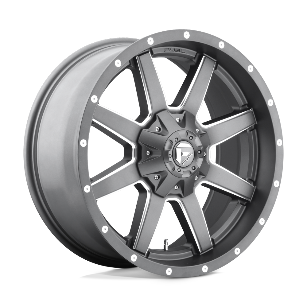 20x10 Fuel Offroad Wheels D542 MAVERICK 8x170 -12 offset 125.2 hub GRAY - D54220001750