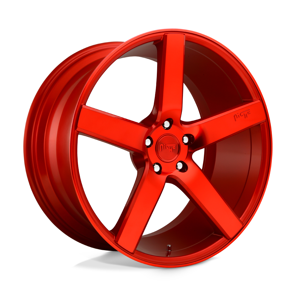 20x10.5 Niche Wheels M187 MILAN 5x120 35 offset 72.56 hub RED - M187200521+35