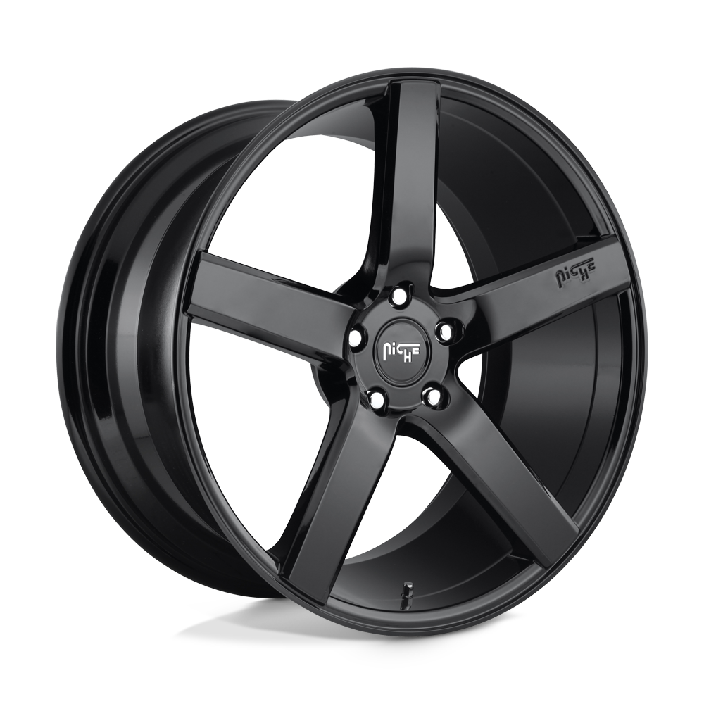 20x8.5 Niche Wheels M188 MILAN 5x114.3 35 offset 72.56 hub BLACK - M188208565+35
