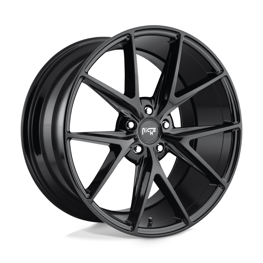 20x10 Niche Wheels M119 MISANO 5x120 40 offset 72.56 hub BLACK - M119200021+40