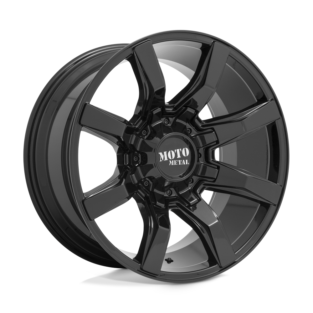 22x12 Moto Metal Offroad Wheels MO804 SPIDER 5x127/5x139.7 -44 offset 78.1 hub BLACK - MO80422235344N