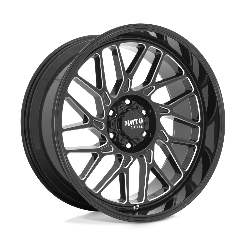 22x10 Moto Metal Offroad Wheels MO805 8x170 -18 offset 125.1 hub BLACK - MO80522087318N