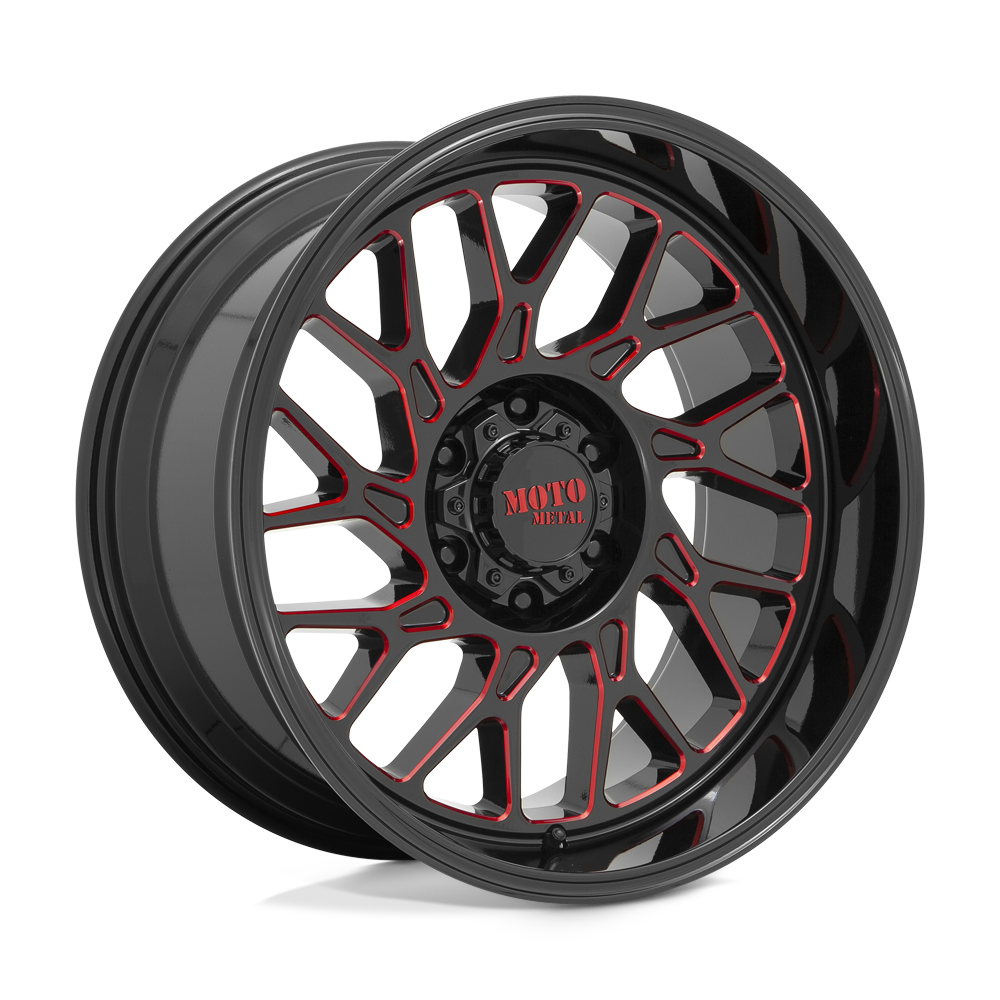 22x10 Moto Metal Offroad Wheels MO805 8x170 -18 offset 125.1 hub BLACK - MO80522087918N