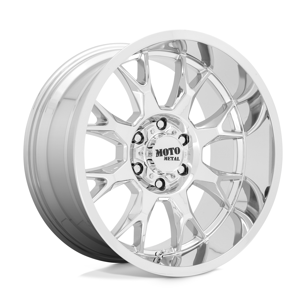 20x9 Moto Metal Offroad Wheels MO806 8x165.1 0 offset 125.1 hub CHROME - MO80629080200