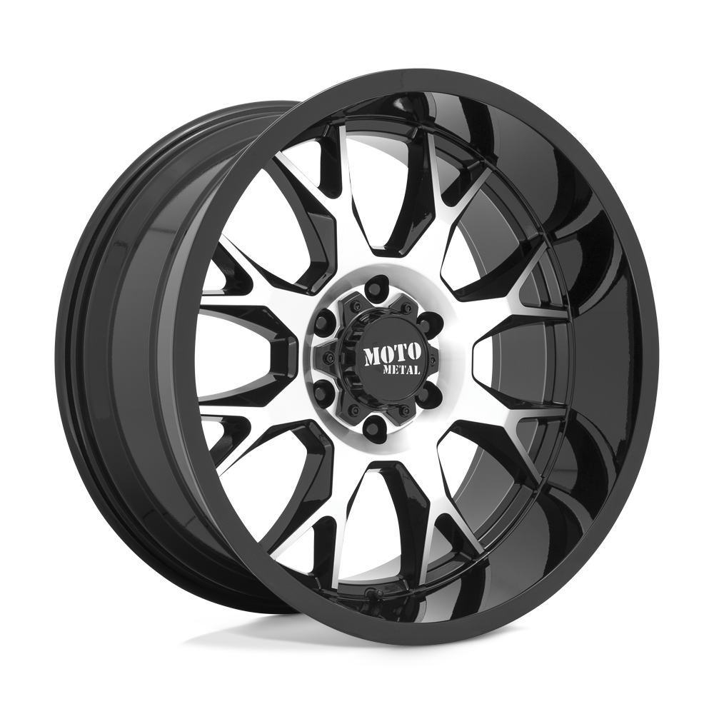 22x12 Moto Metal Offroad Wheels MO806 6x135 -44 offset 87.1 hub BLACK - MO80622263544N