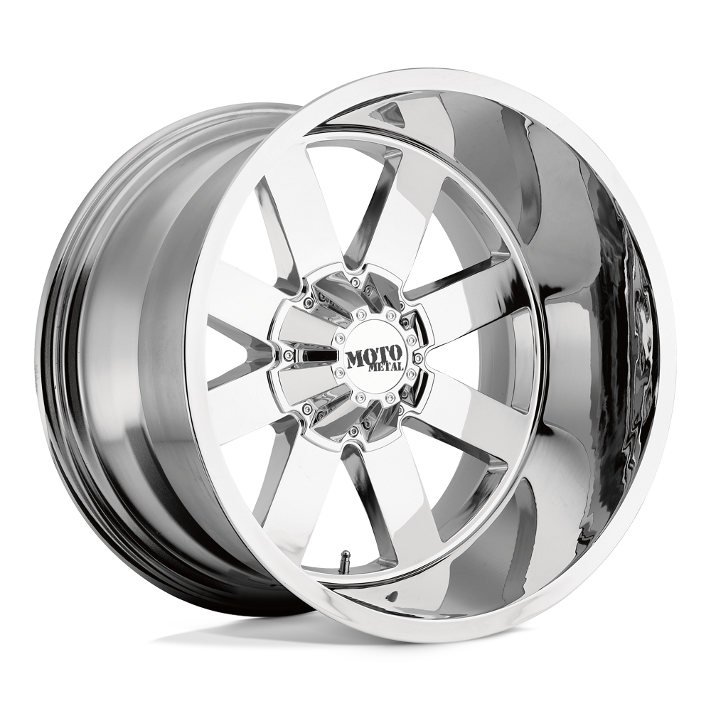 22x10 Moto Metal Offroad Wheels MO962 5x127/5x139.7 -18 offset 78.1 hub CHROME - MO96222035218N