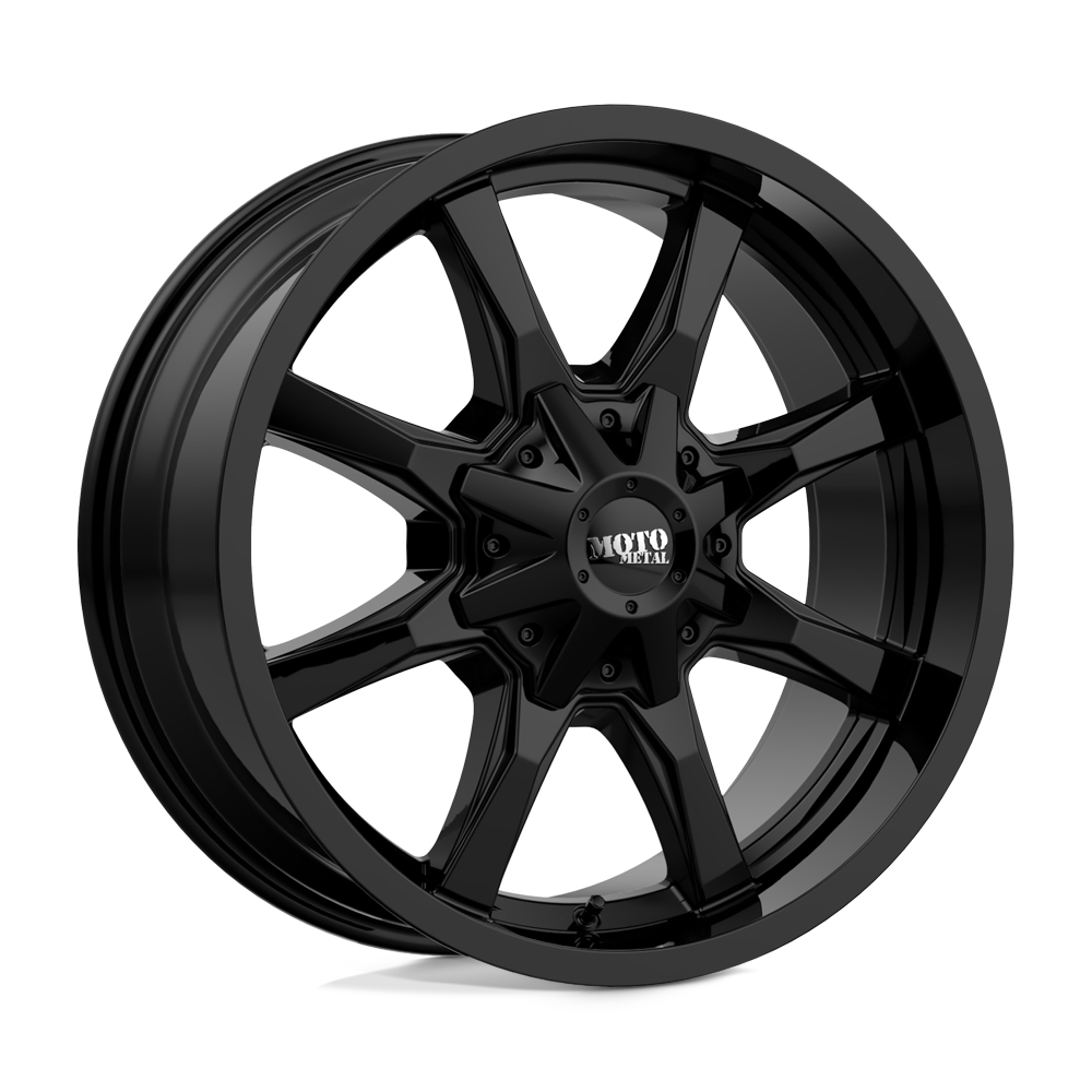 18x9 Moto Metal Offroad Wheels MO970 8x165.1 18 offset 125.1 hub BLACK - MO970890803D18